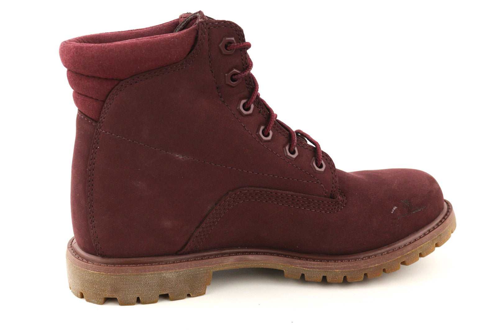 TIMBERLAND A1R2T-A4898 moteriški EU39/40 violetiniai odiniai nėriniuoti aukštakulniai sportbačiai 