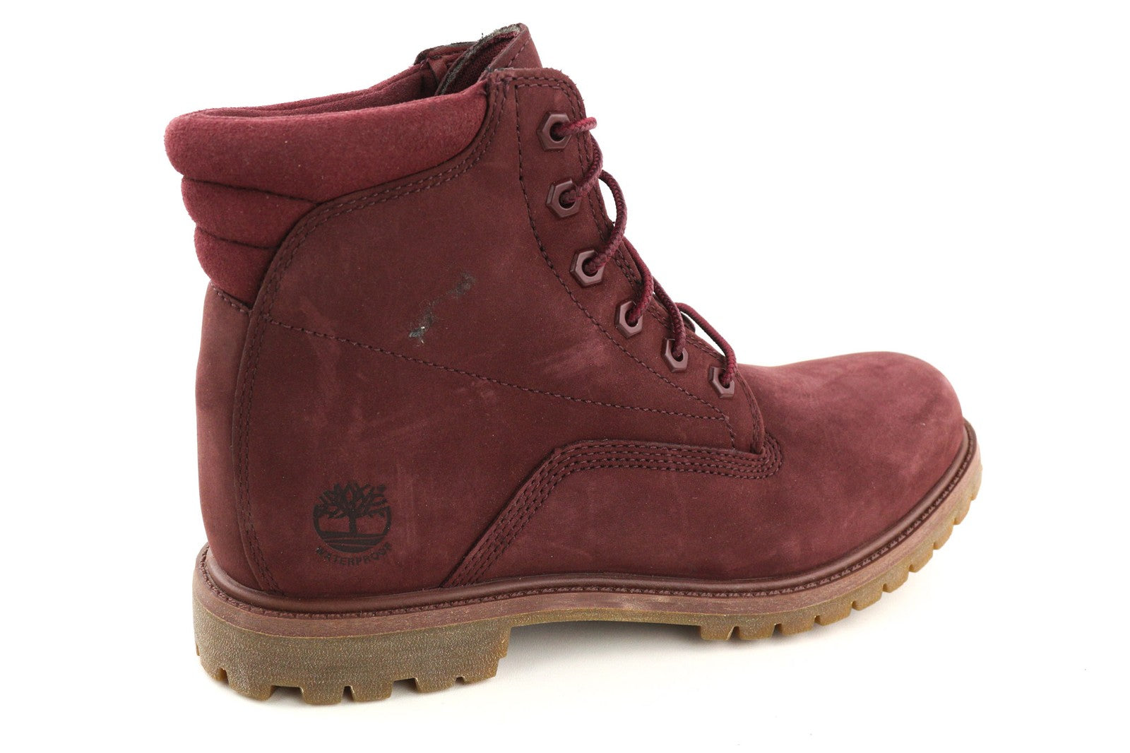 TIMBERLAND A1R2T-A4898 moteriški EU39/40 violetiniai odiniai nėriniuoti aukštakulniai sportbačiai 