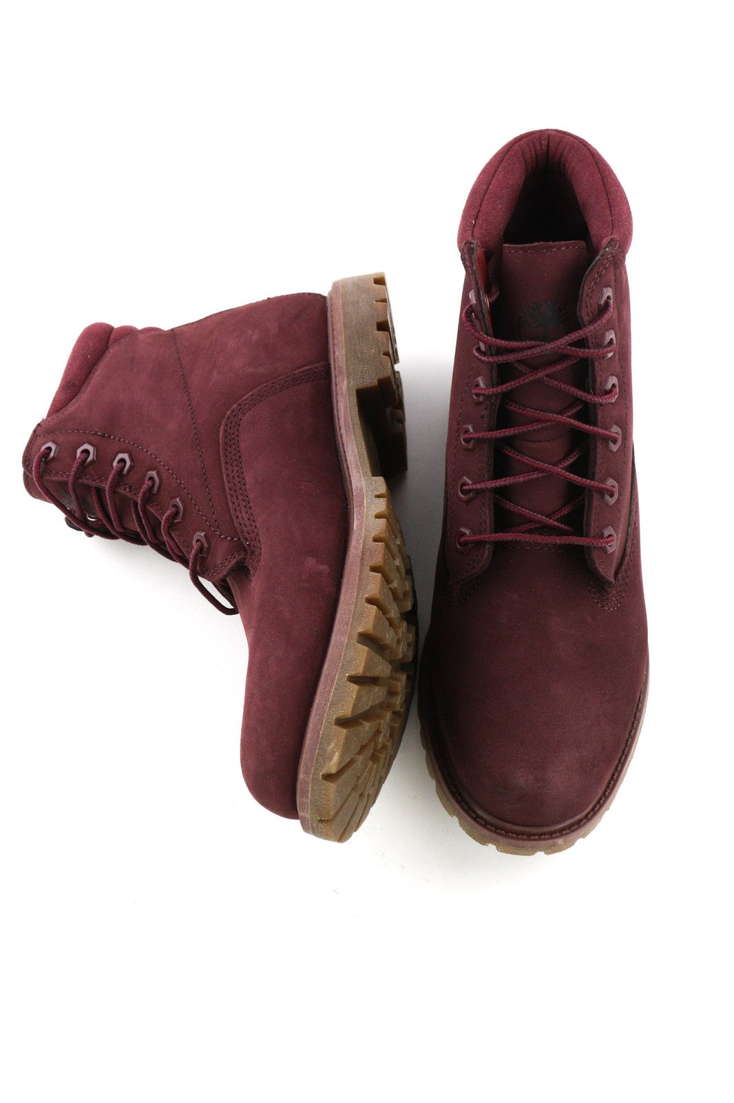 TIMBERLAND A1R2T-A4898 moteriški EU39/40 violetiniai odiniai nėriniuoti aukštakulniai sportbačiai 