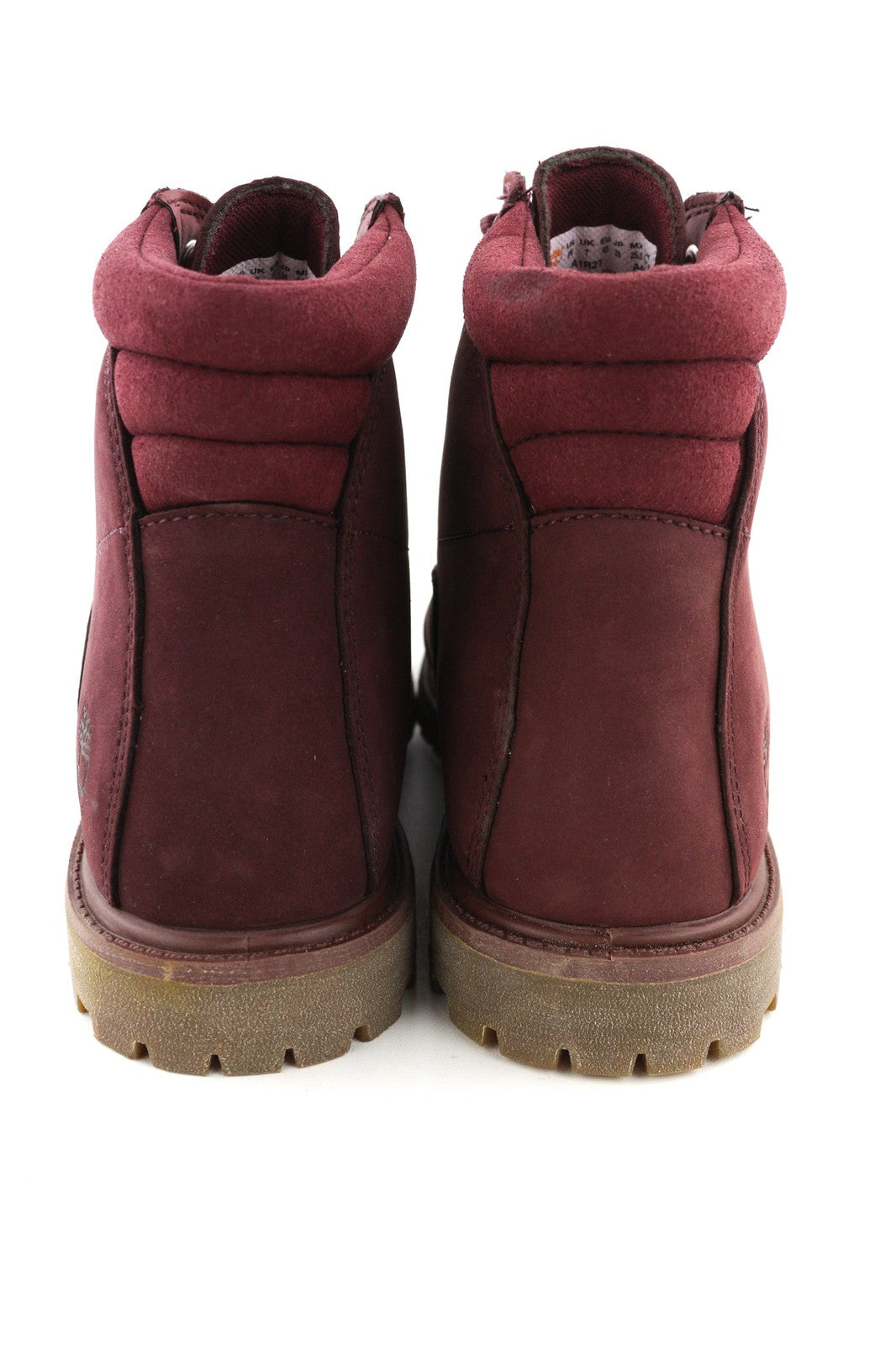 TIMBERLAND A1R2T-A4898 moteriški EU39/40 violetiniai odiniai nėriniuoti aukštakulniai sportbačiai 