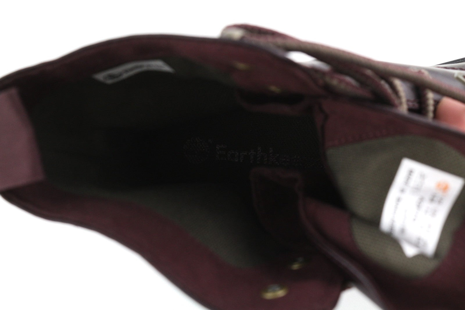 TIMBERLAND A2F7G moteriški EU40/41 tamsios odos batai su vidutinio ūgio migdolų nosimis su raišteliais 