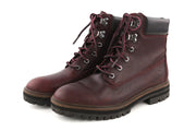 TIMBERLAND A1RCS-A3519 moteriški EU38.5/39.5 violetiniai odiniai nėriniuoti aukštaauliai batai 