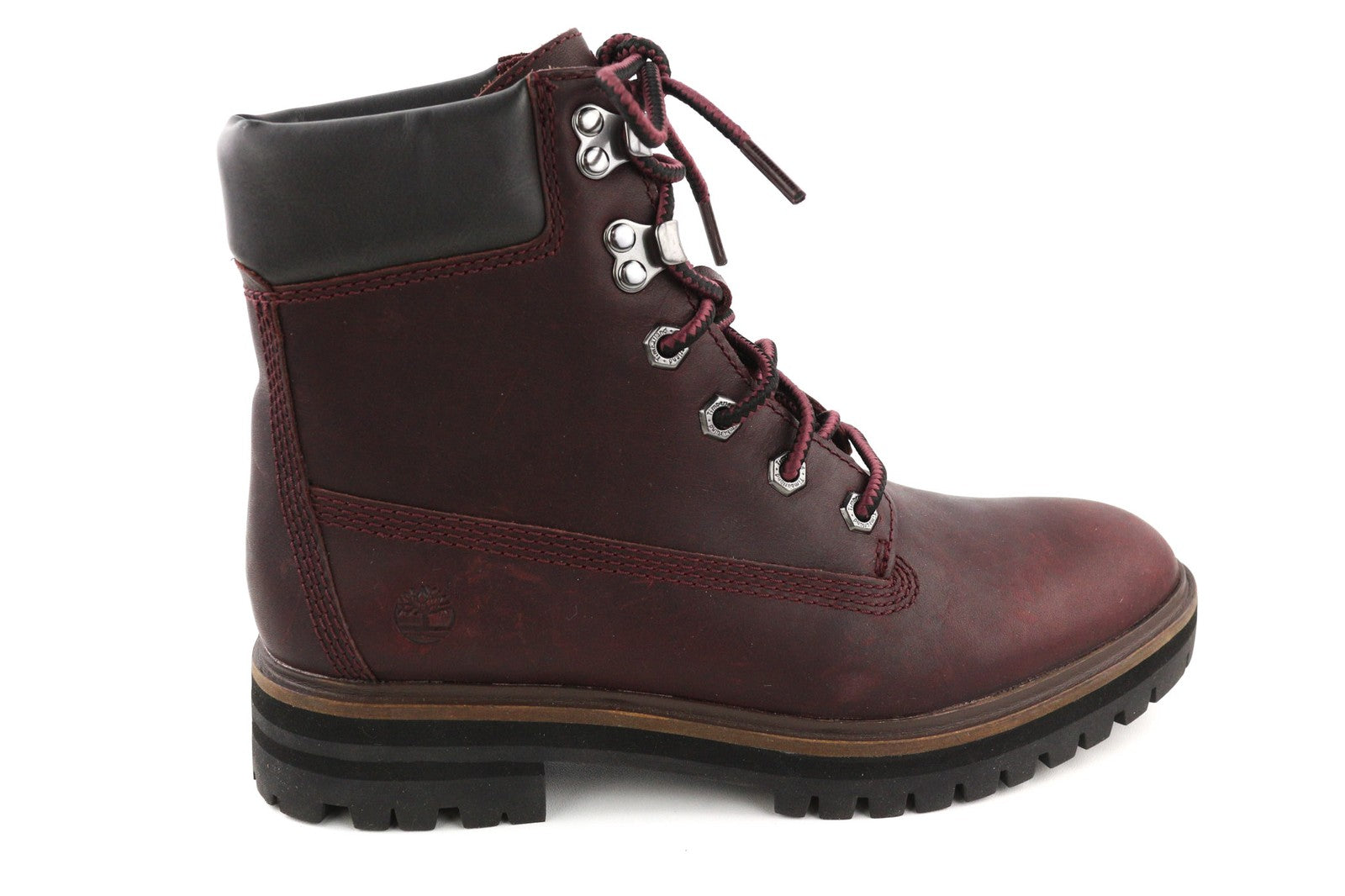 TIMBERLAND A1RCS-A3519 moteriški EU38.5/39.5 violetiniai odiniai nėriniuoti aukštaauliai batai 