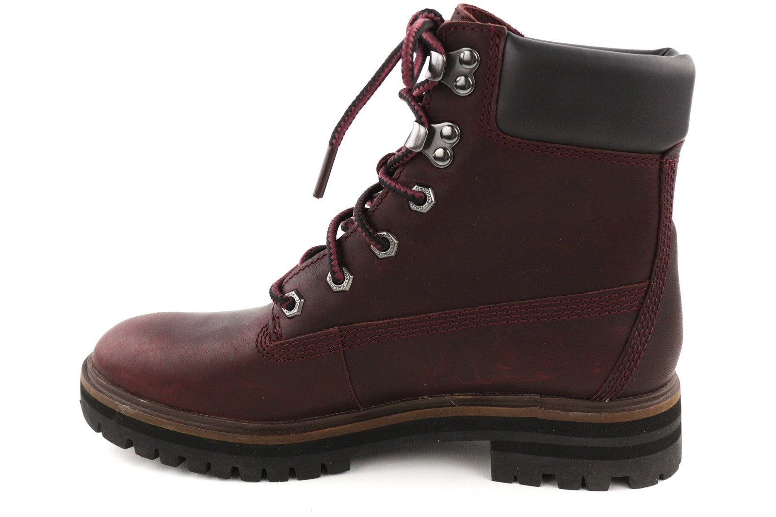 TIMBERLAND A1RCS-A3519 moteriški EU38.5/39.5 violetiniai odiniai nėriniuoti aukštaauliai batai 