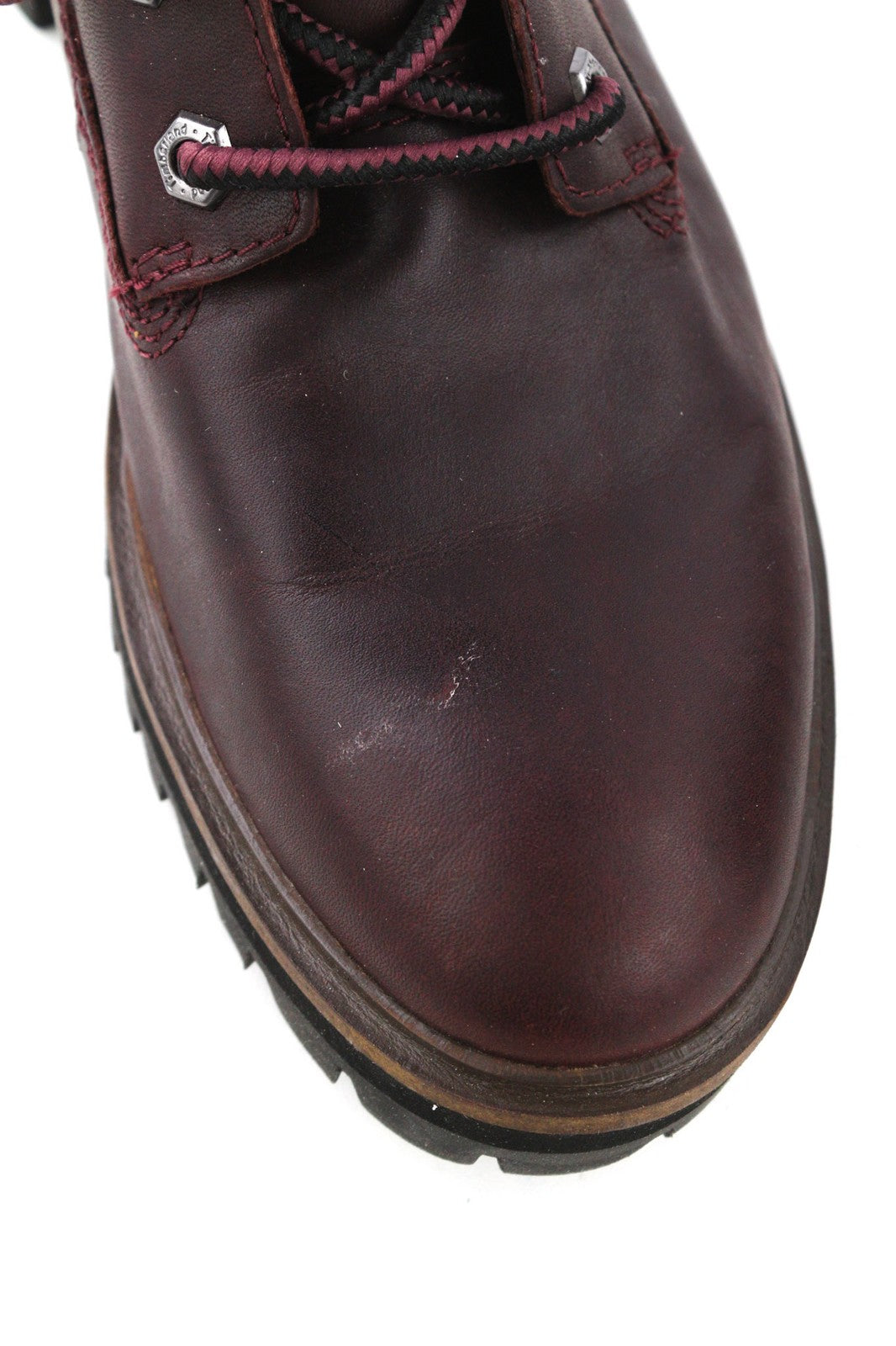 TIMBERLAND A1RCS-A3519 moteriški EU38.5/39.5 violetiniai odiniai nėriniuoti aukštaauliai batai 