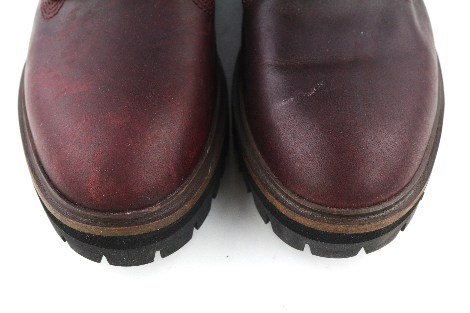 TIMBERLAND A1RCS-A3519 moteriški EU38.5/39.5 violetiniai odiniai nėriniuoti aukštaauliai batai 