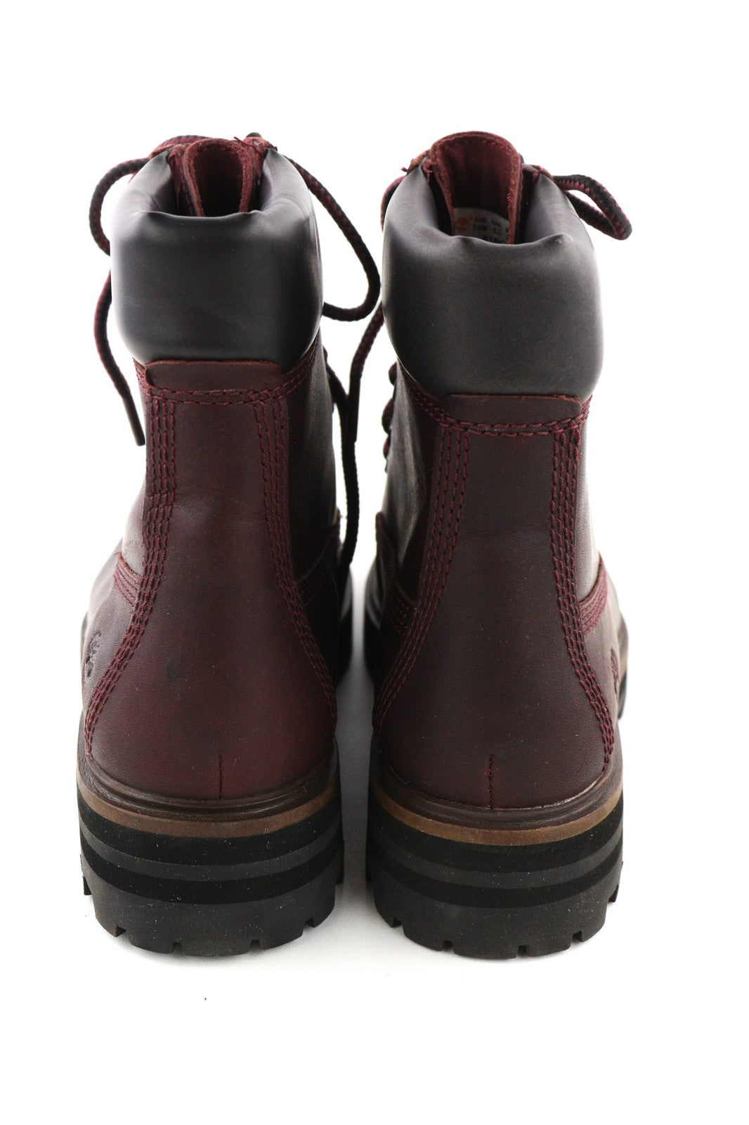 TIMBERLAND A1RCS-A3519 moteriški EU38.5/39.5 violetiniai odiniai nėriniuoti aukštaauliai batai 