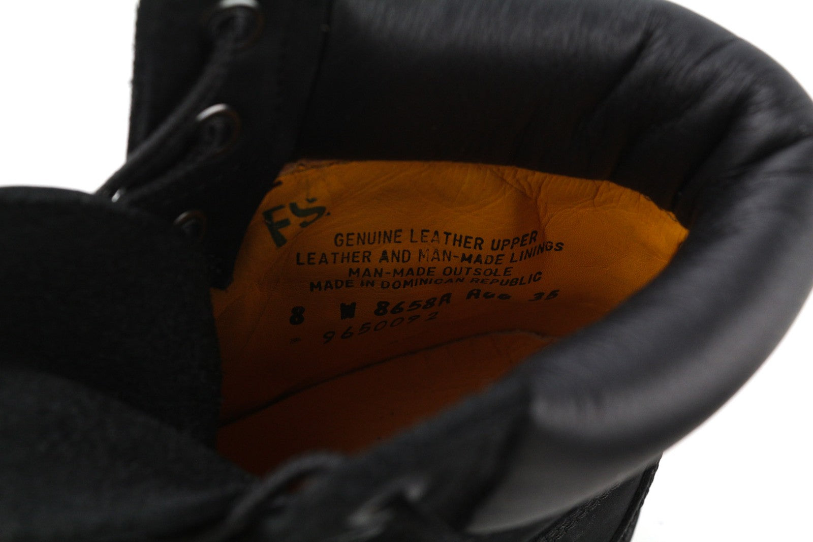 TIMBERLAND 8658A-A4235 moteriški ~EU39/39.5 juodi odiniai aukštakulniai batai 