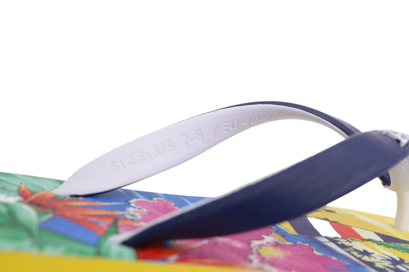 RALPH LAUREN Bolt-Sn-Csl vyriškos šlepetės su aloha raštu, 40/41 dydis. 