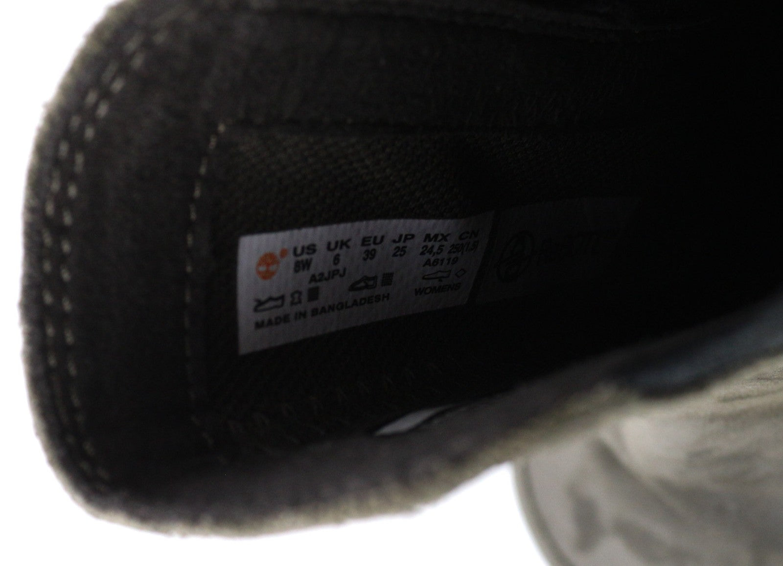 TIMBERLAND A2JPJ-A6319 moteriški EU38.5/39 chaki spalvos odiniai aukštaauliai batai 