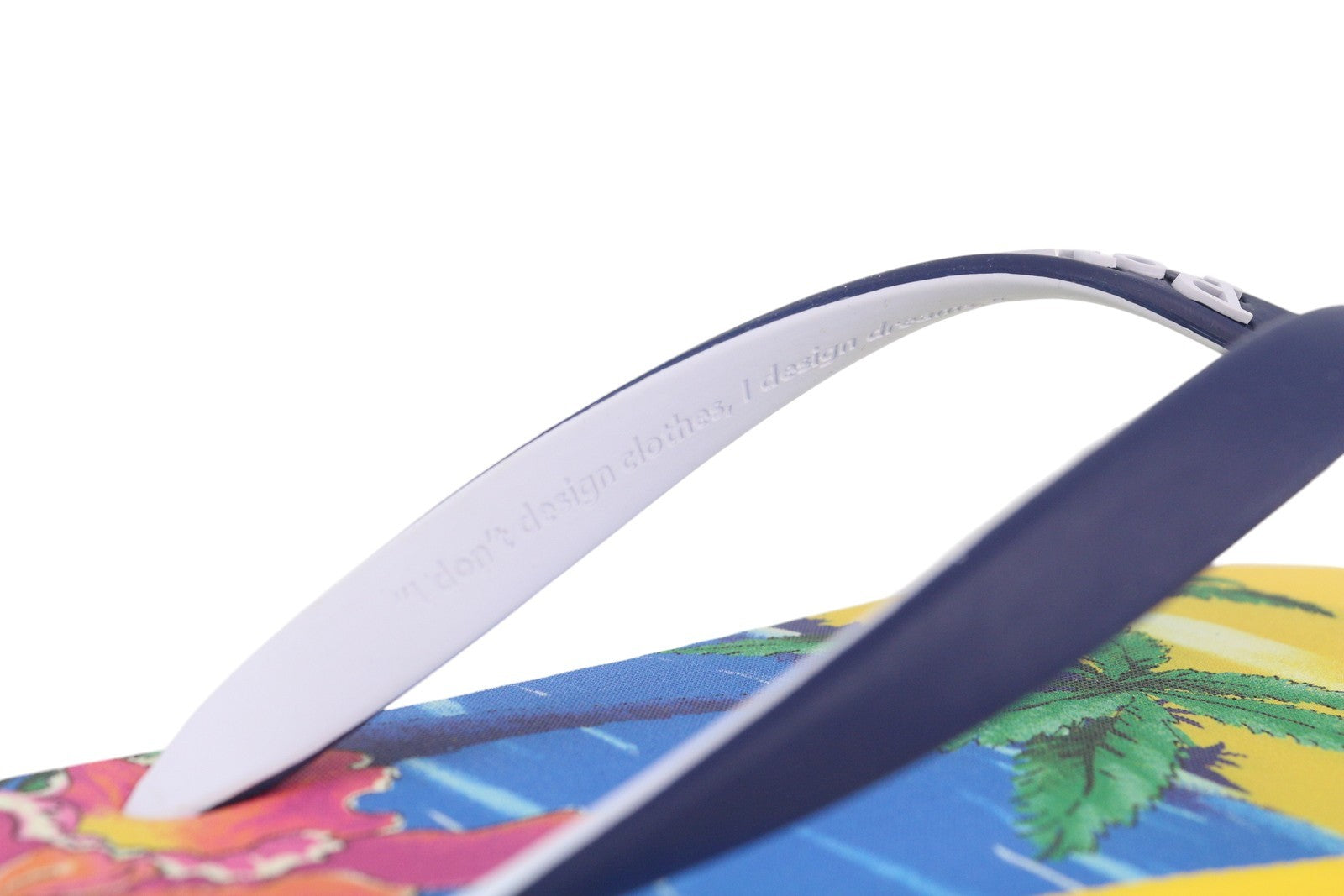 RALPH LAUREN Bolt-Sn-Csl vyriškos šlepetės su aloha raštu, dydis EU44/45