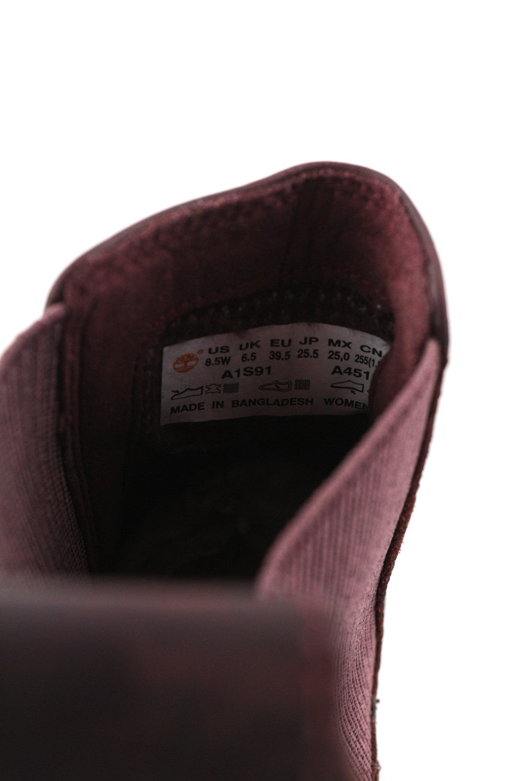 TIMBERLAND A1S91-A4719 moteriški EU39/39.5 violetiniai laisvalaikio stiliaus aulinukai 