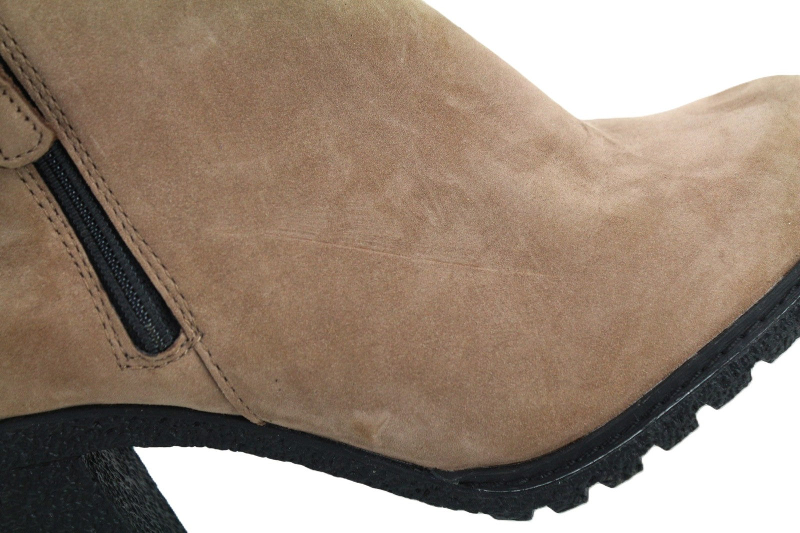 TIMBERLAND A2JJK-A6034 moteriški rudi odiniai bateliai su logotipu ir kulniniu kulnu, dydis EU36/37 