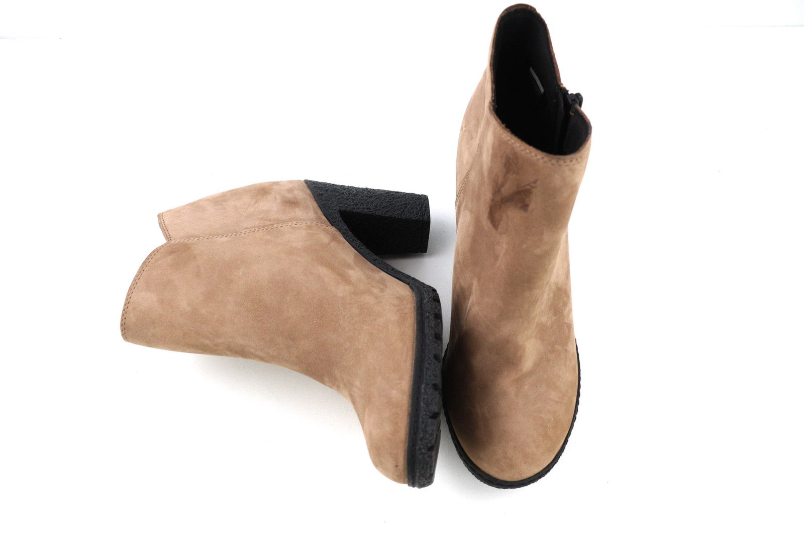 TIMBERLAND A2JJK-A6034 moteriški rudi odiniai bateliai su logotipu ir kulniniu kulnu, dydis EU36/37 