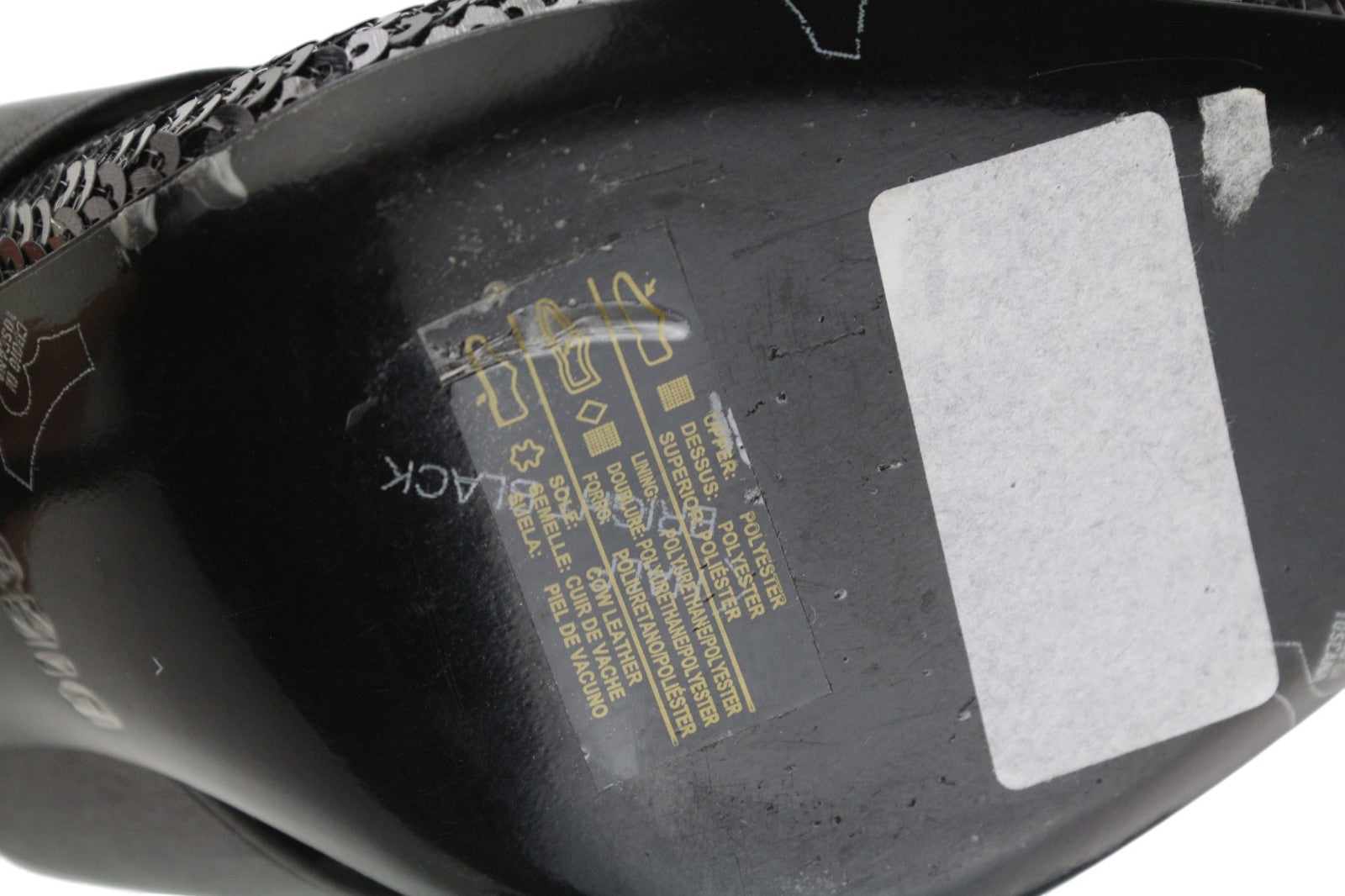 DIESEL D-Slanty moteriški juodi EU39 blizgučiais dekoruoti aukštakulniai bateliai 