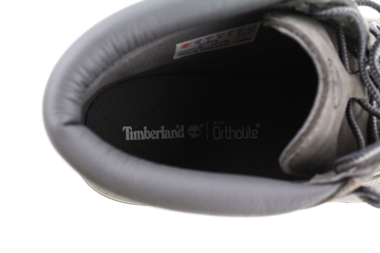 TIMBERLAND A1GYX-A3198 moteriški pilki odiniai ortolitiniai batai su raišteliais, dydis EU38/39 