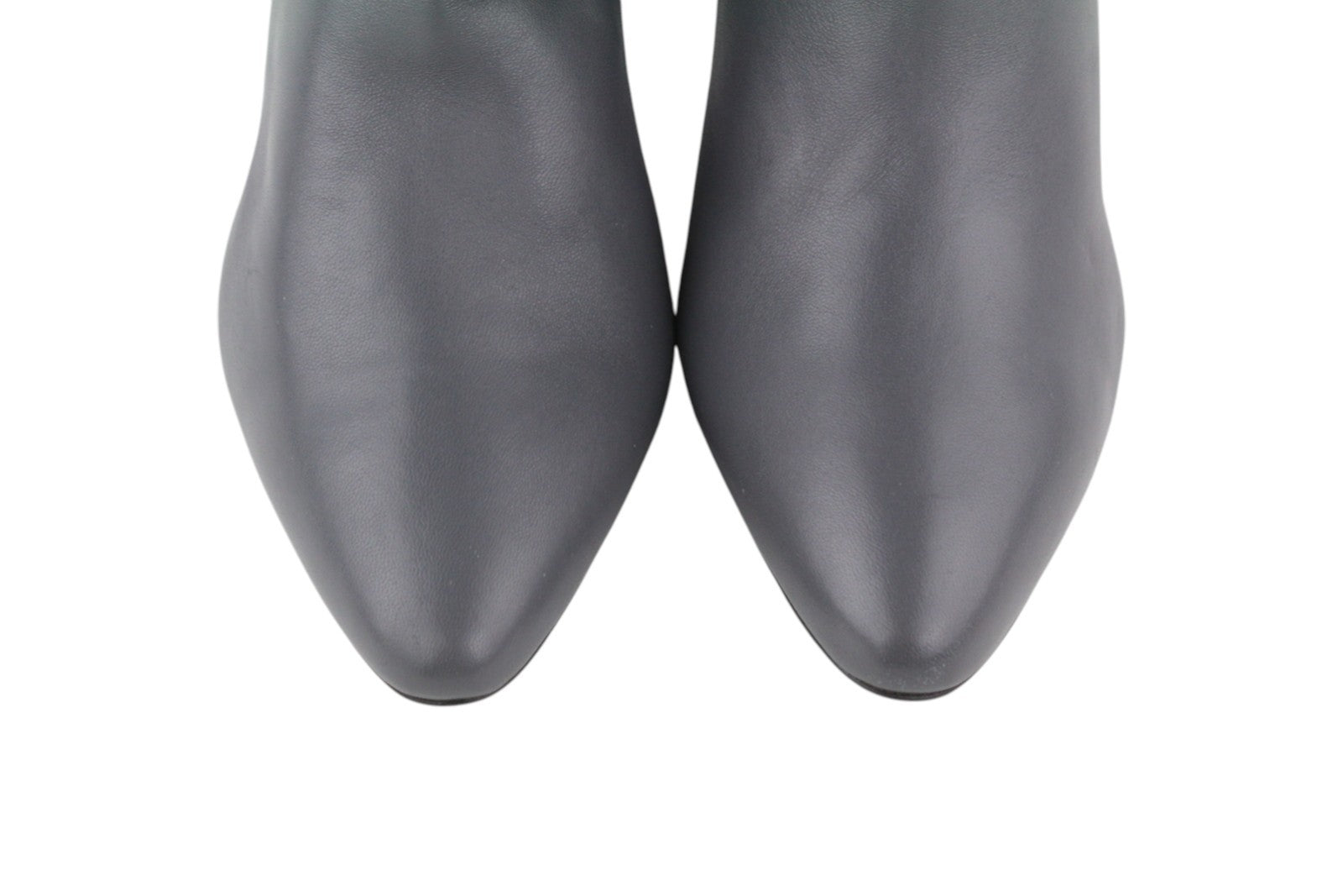 EMPORIO ARMANI moteriški pilki odiniai aulinukai su sagtimi ir migdolų formos nosimis, 37 dydis 