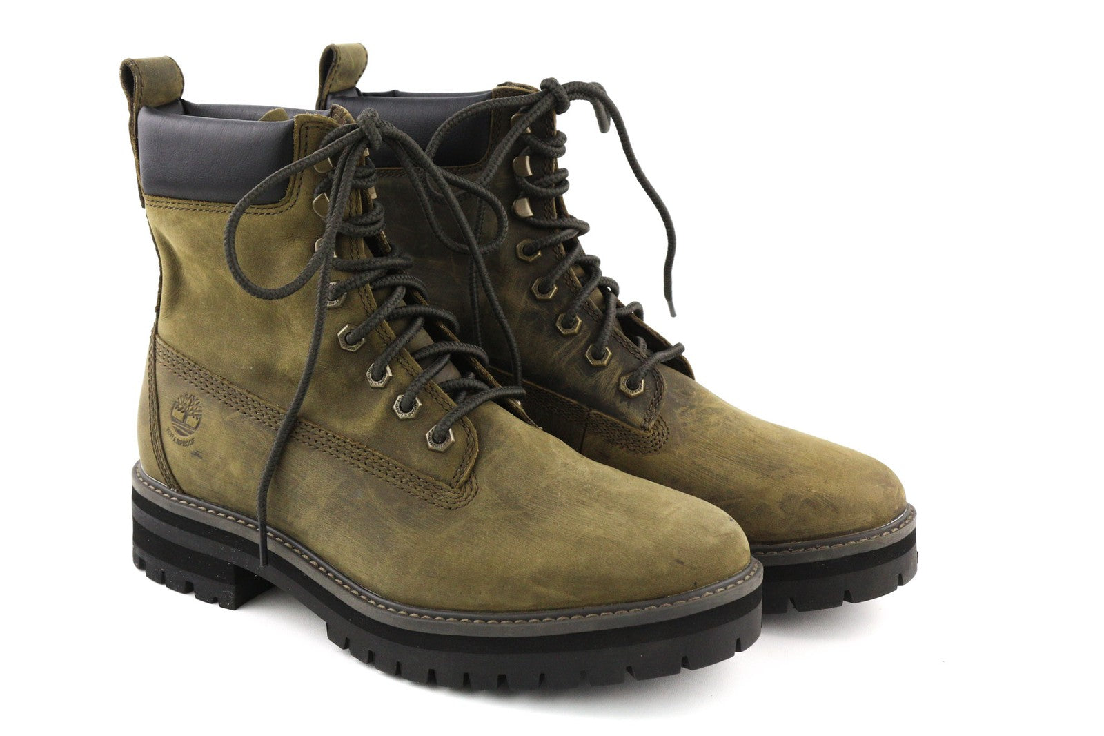 TIMBERLAND A2NXX-A4919 vyriški EU42/43 chaki spalvos sendintos odos aulinukai su raišteliais 