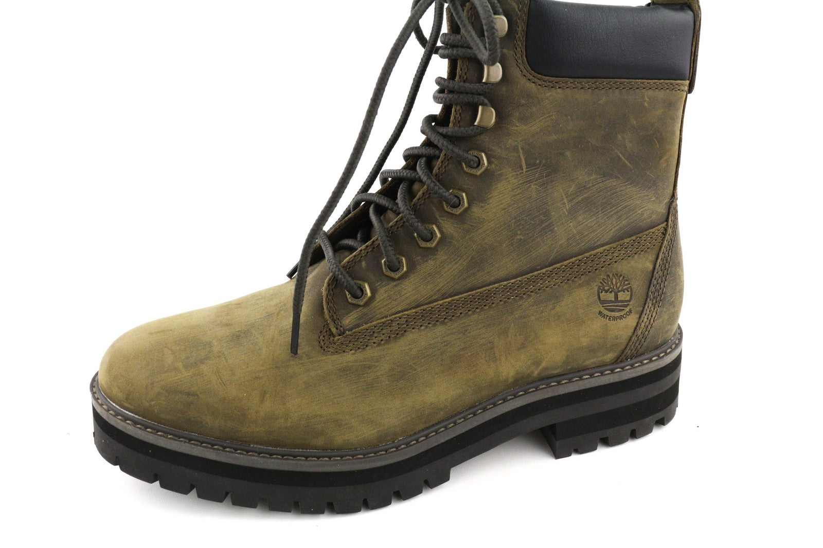 TIMBERLAND A2NXX-A4919 vyriški EU42/43 chaki spalvos sendintos odos aulinukai su raišteliais 