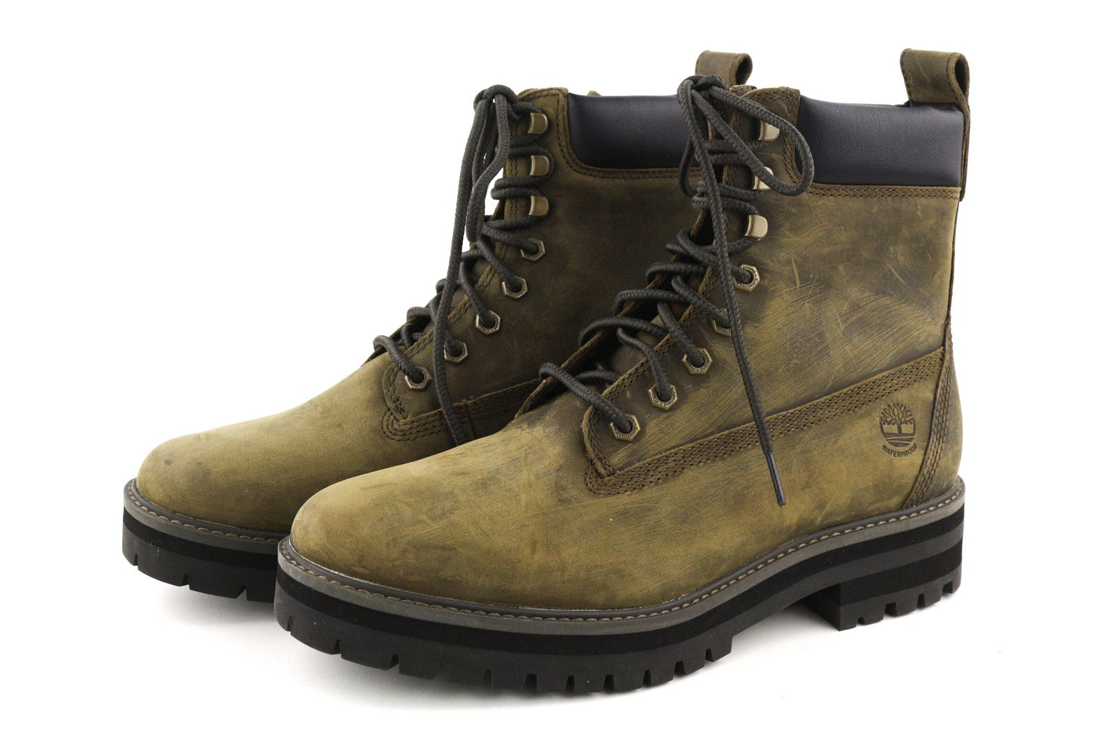 TIMBERLAND A2NXX-A4919 vyriški EU42/43 chaki spalvos sendintos odos aulinukai su raišteliais 