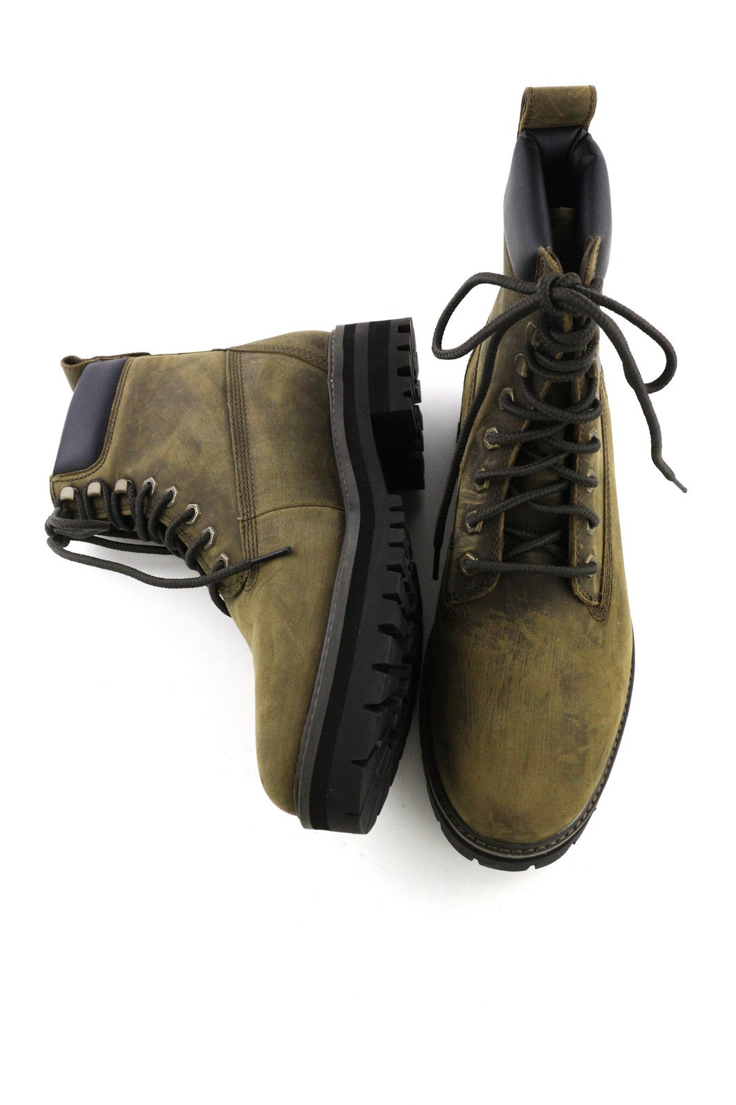 TIMBERLAND A2NXX-A4919 vyriški EU42/43 chaki spalvos sendintos odos aulinukai su raišteliais 