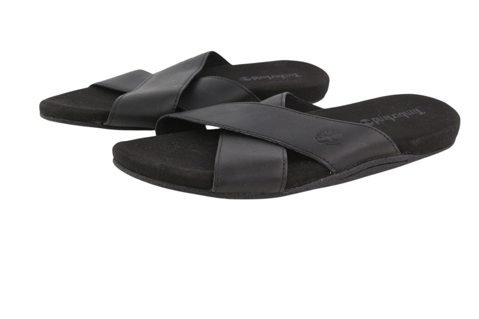 TIMBERLAND A24Z5 vyriški juodi odiniai siauri užsegami batai, dydis EU41.5/43, laisvalaikio batai 