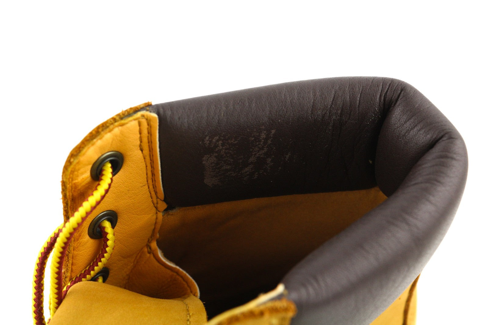 TIMBERLAND A1T6U-A3646 moteriški rudi odiniai aukštaauliai su nėriniuotais aulinukais, dydis EU38/38.5 