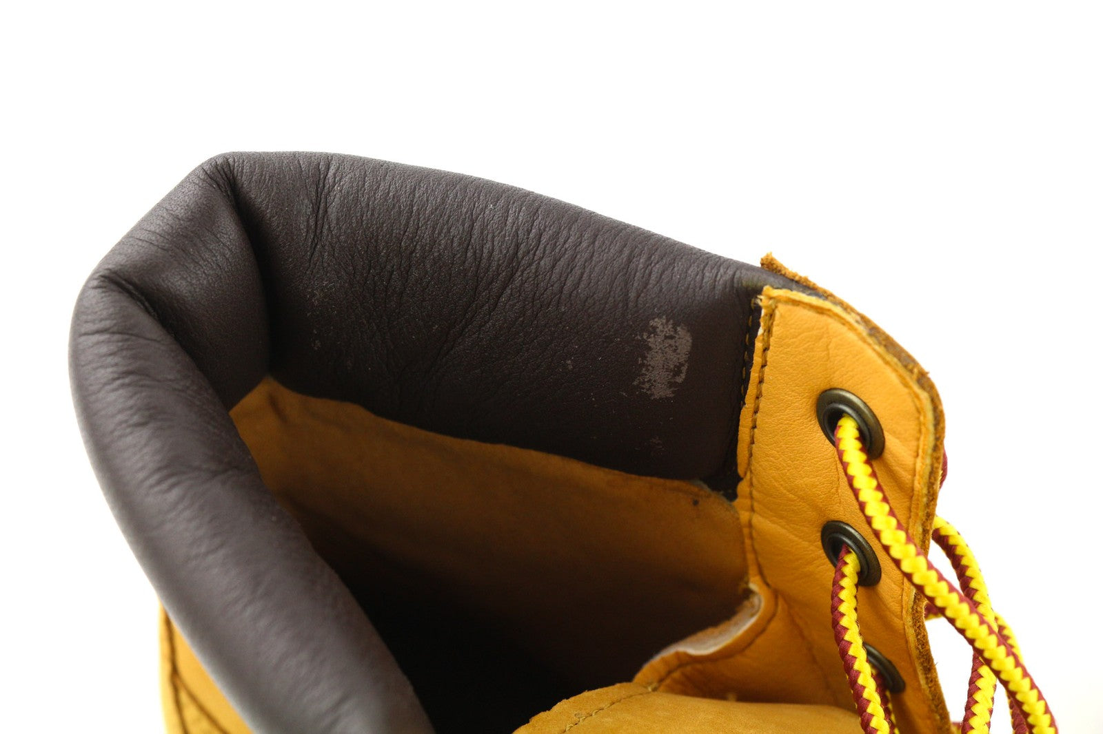 TIMBERLAND A1T6U-A3646 moteriški rudi odiniai aukštaauliai su nėriniuotais aulinukais, dydis EU38/38.5 