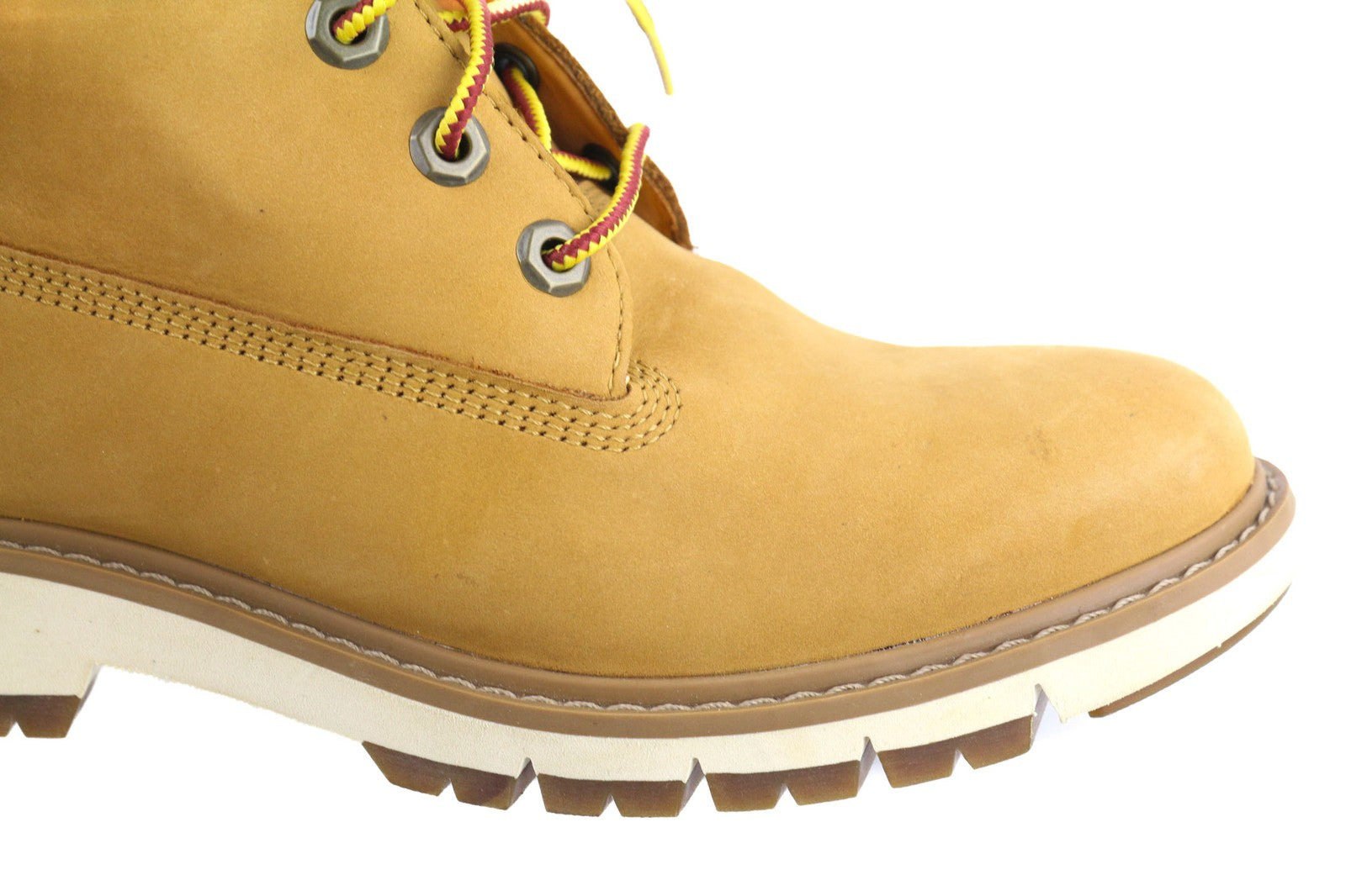 TIMBERLAND A1T6U-A3646 moteriški rudi odiniai aukštaauliai su nėriniuotais aulinukais, dydis EU38/38.5 