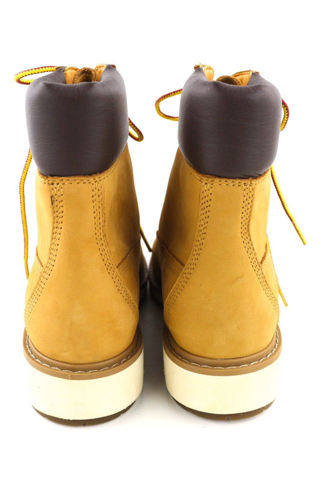 TIMBERLAND A1T6U-A3646 moteriški rudi odiniai aukštaauliai su nėriniuotais aulinukais, dydis EU38/38.5 