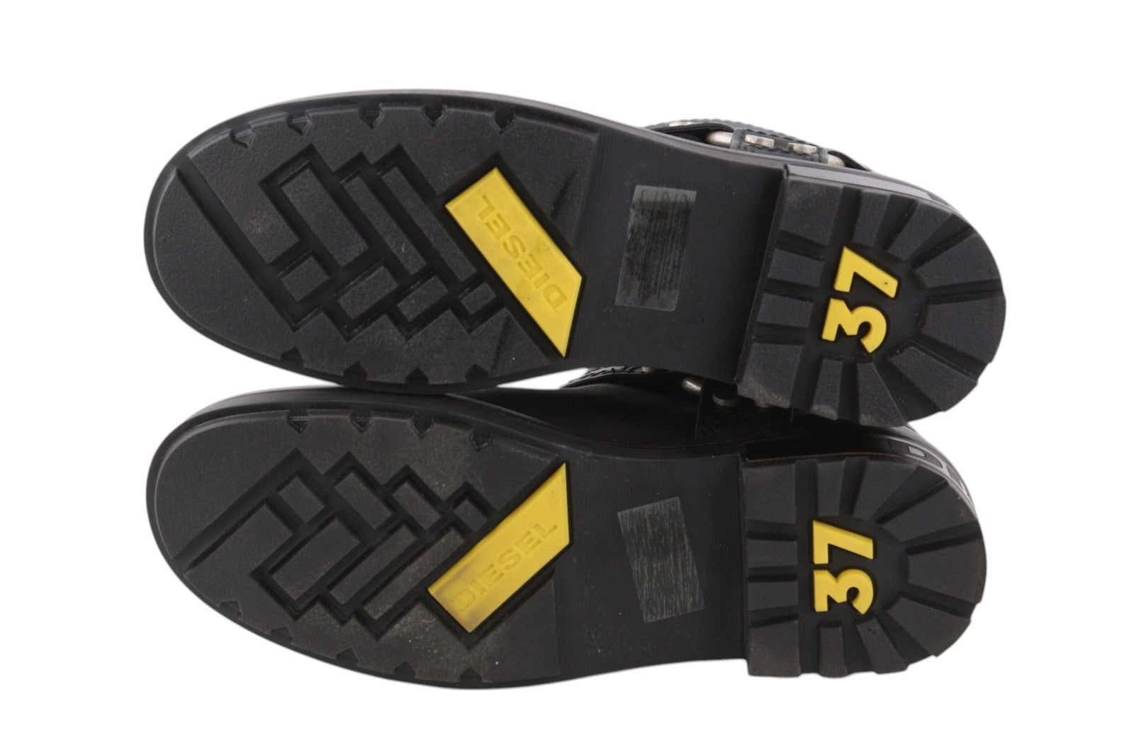 DIESEL D-Thruper moteriški juodi odiniai aulinukai su detalėmis, EU37, RRP 280 € 