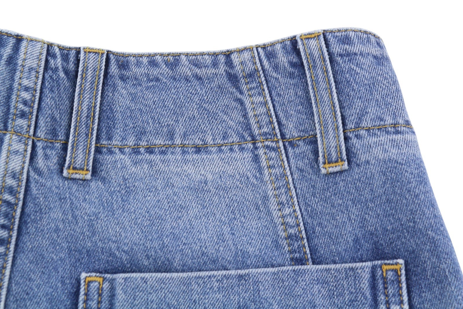 PLAN C Women Jeans 40 Blue Faded Wide Straight Relaxed Fit Denim RRP529