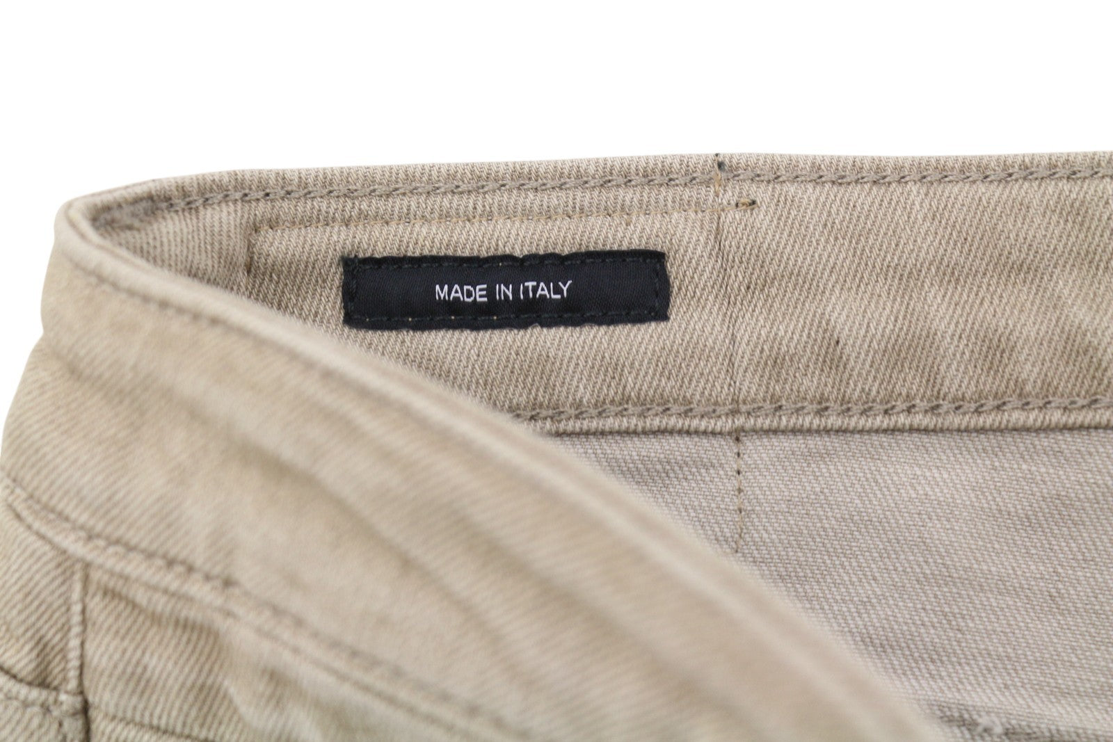 R13 Boy Straight Women Jeans 27 Sand Stretch Cropped Ankle Faded Brown RRP549