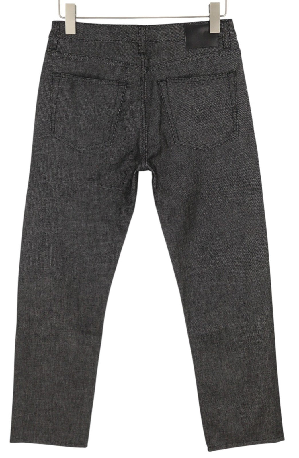 R13 Boy Straight Women Jeans 27 Vintage Grey Dark Denim Zip Fly Casual Pockets