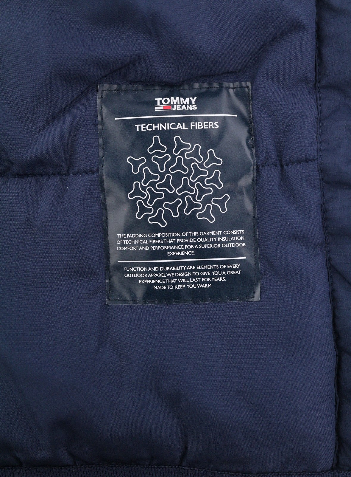 TOMMY HILFIGER Men Waistcoat M Dark Blue Padded Patch Pockets Vest RRP179