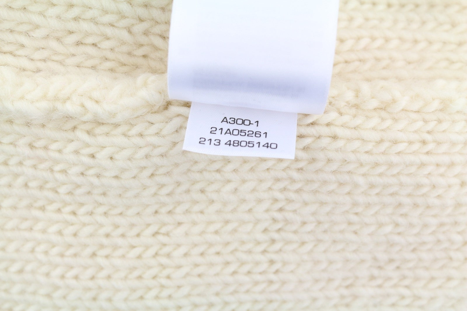 GANT Fringe Cable Turtle Women Jumper L Cream Wool Blend Tight Knit Pullover