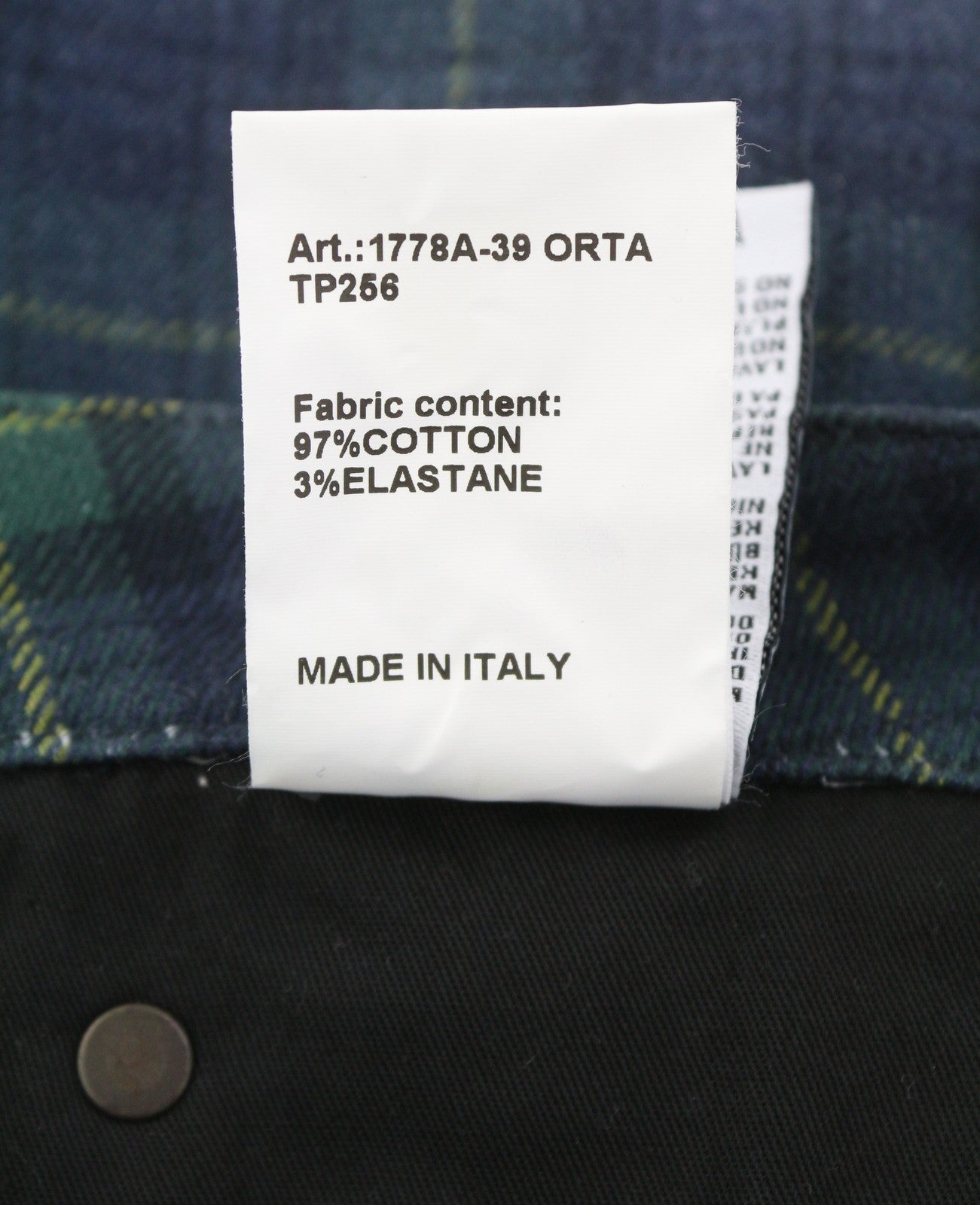 R13 Kick Fit Women Trousers 27 Printed Tartan Slim Straight Ankle RRP599