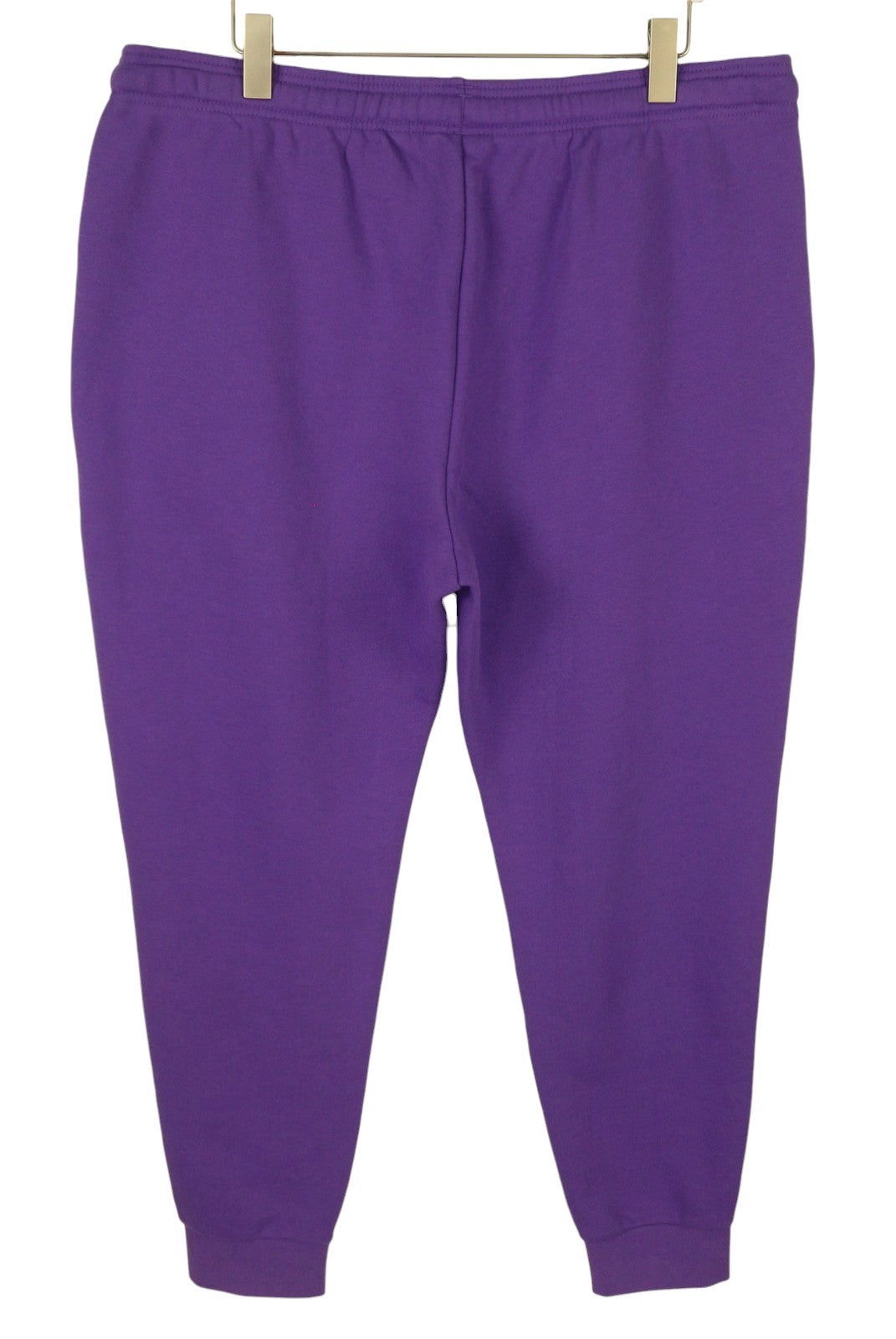 LACOSTE Men Trousers 4XL Purple Tapered Fit Fleece Drawstring Waist Sweatpants
