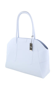 O BAG Unique Women Bag OS Light Blue Textured Silicone Waterproof Double Handle