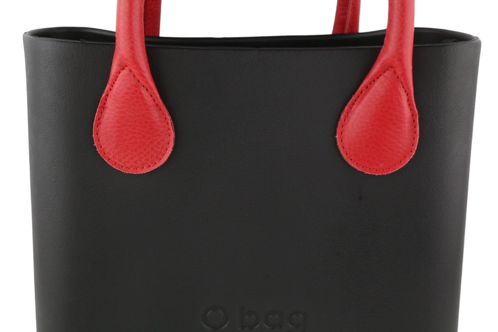 O BAG Chic Women Bag OS Black Textured Front Inner Bag Square Tote