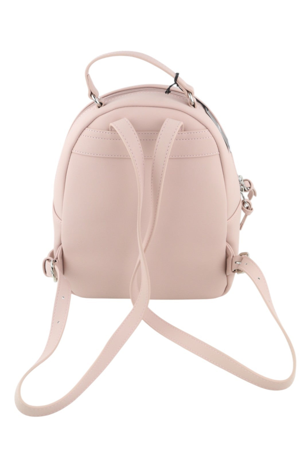 O BAG Sofia Women Bag OS Light Pink Double Handle Backpack Zip Closure Logo