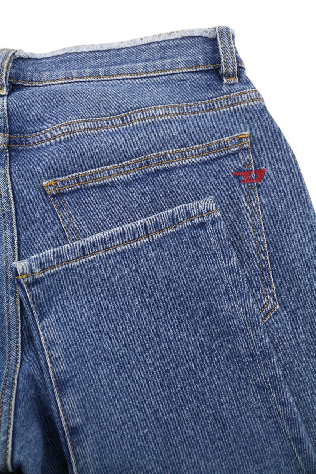 DIESEL 2019 D-Strukt-Sp 09E19 Men Jeans W31/L34 Blue Faded Slim Zip