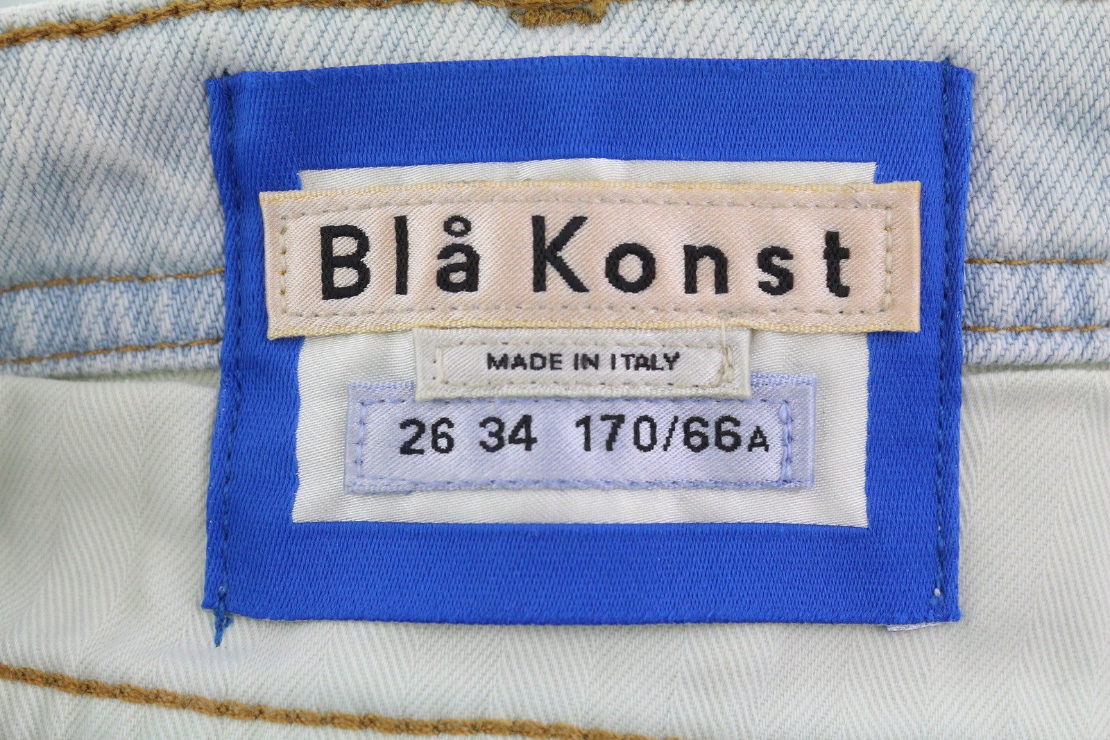 ACNE STUDIOS Bla Konst South Lt Blue Women Jeans W26/L34 Blue Washed Slim