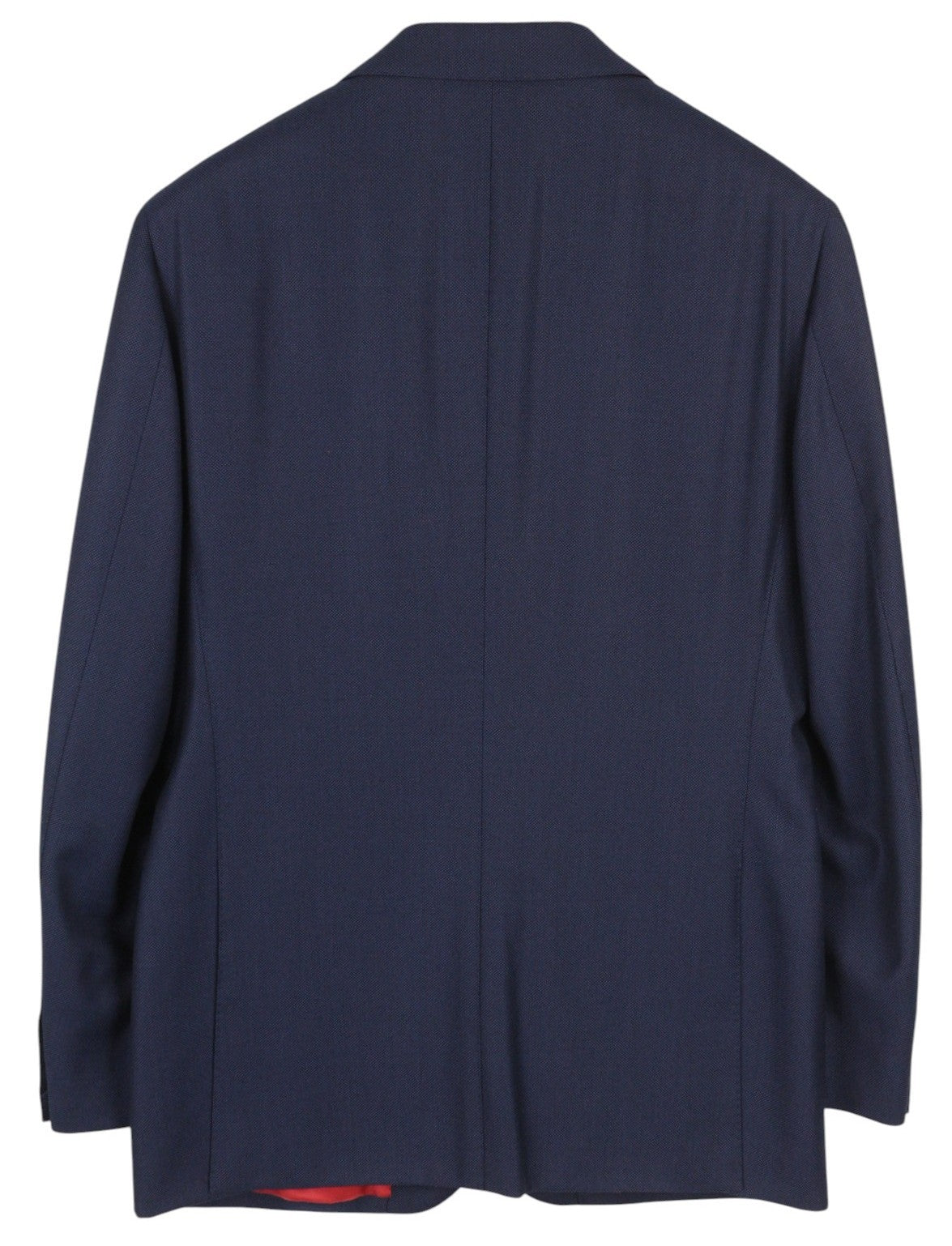 SUITSUPPLY Sienna Ticket Pocket Men Suit UK40R Dark Blue Wool Pattern 2in1