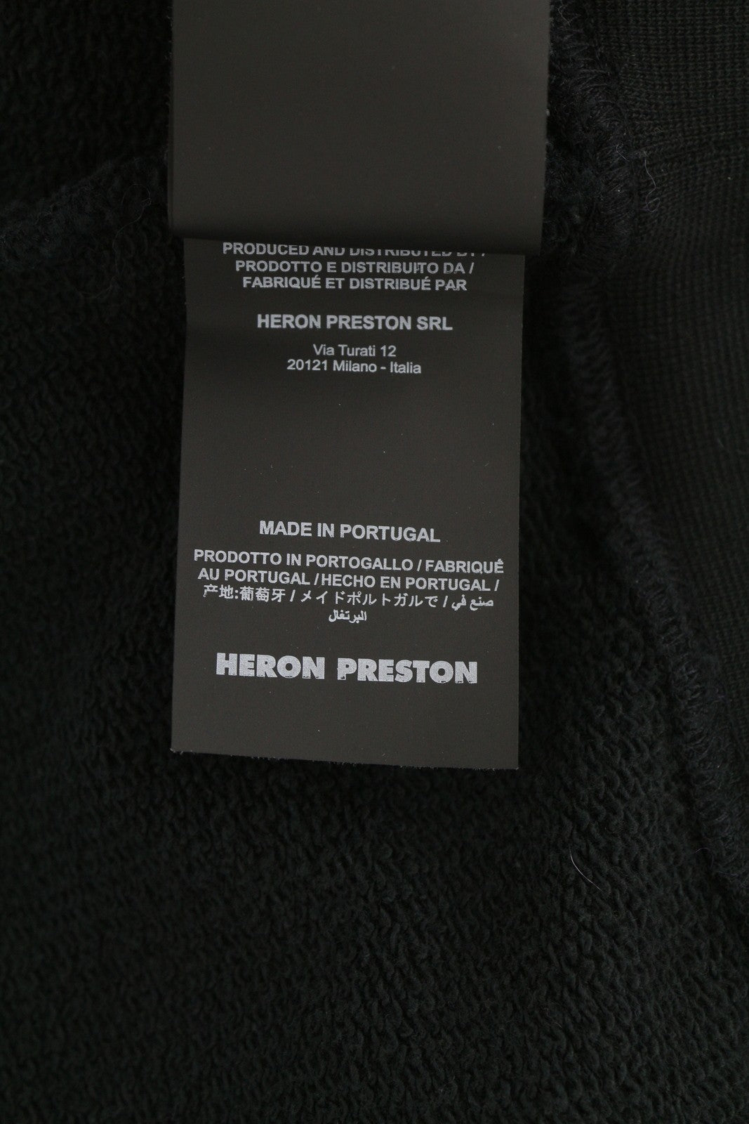 HERON PRESTON Flaming Skull Crop Women Hoodie L Black Printed Pullover RRP499