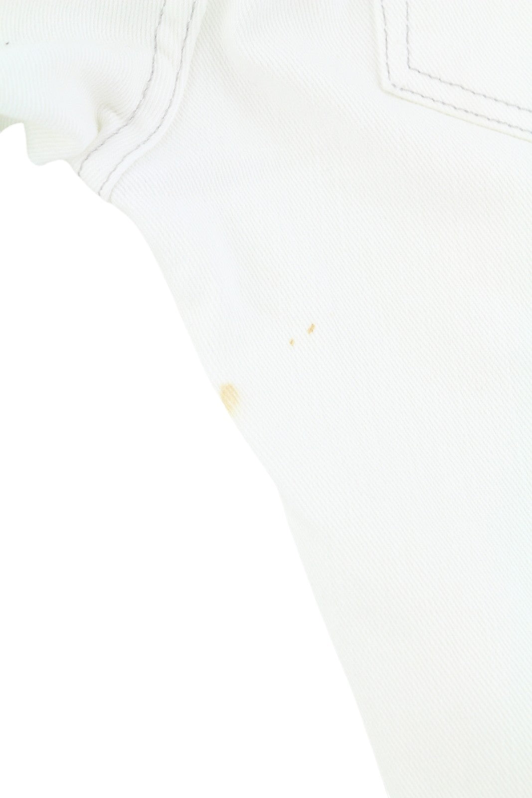 R13 Boy Straight Women Jeans 27 Bale White Cropped Ankle Light RRP499