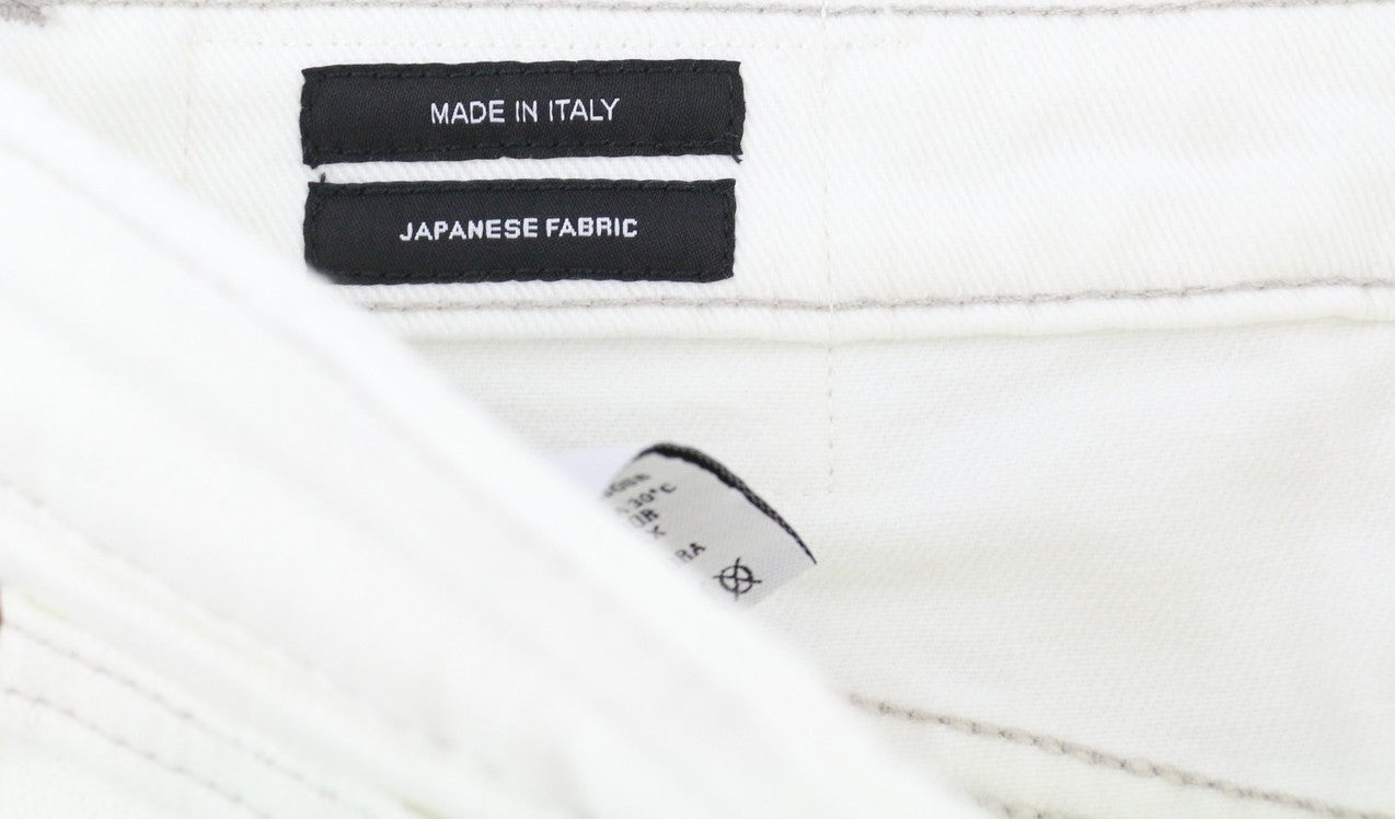 R13 Kick Fit Women Jeans 26 Bale White Cropped Flared Denim RRP499