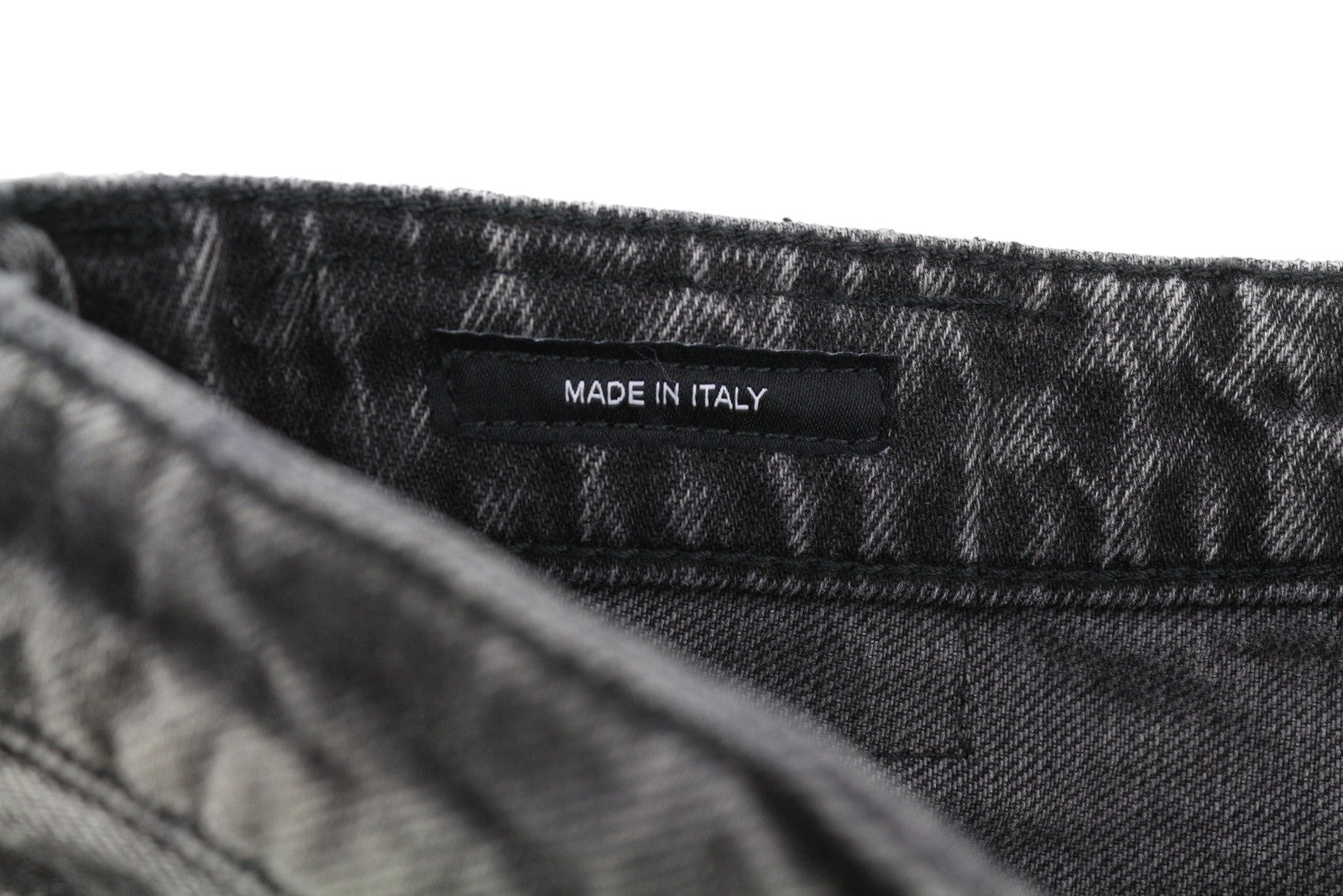 R13 Effie Women Jeans 25 Polaris Black Washed Faded Straight Zip Denim