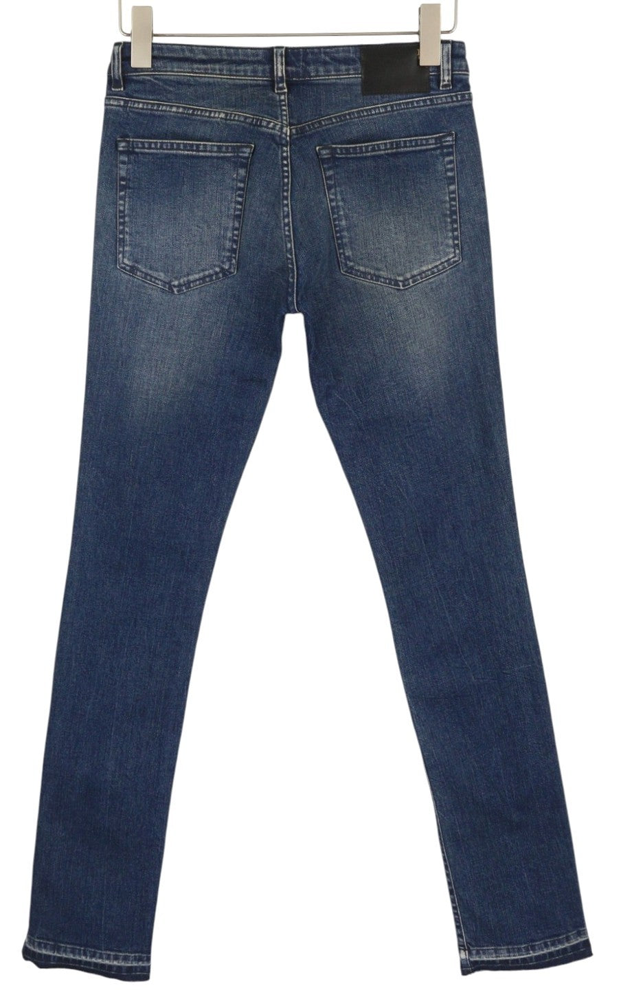 R13 Kate Skinny Let Down Cuff Women Jeans 27 Kinsley Stretch Faded Blue