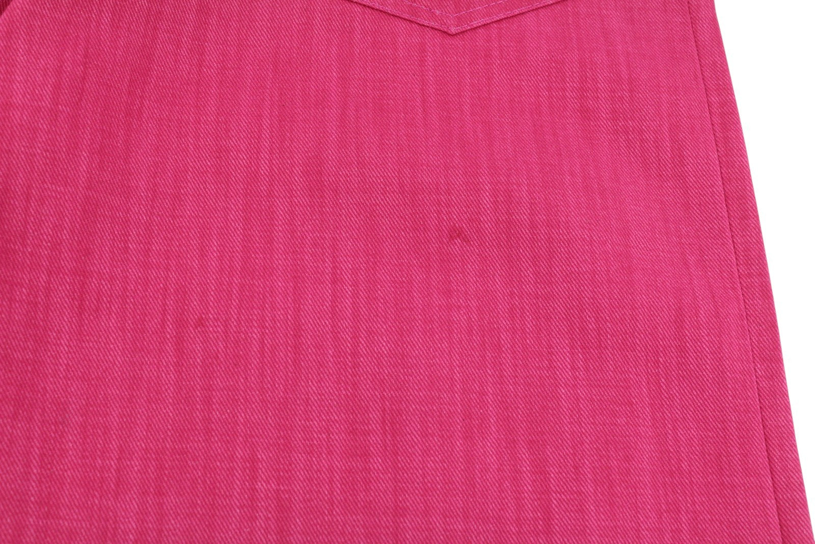 R13 Damon Pleated Women Jeans 26 Vivid Pink Wide Leg Zip Pocket Denim